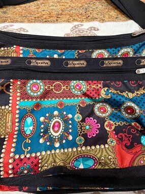 LeSportsac Kasey Expandable Everyday Shoulder Bag Classico Jewel - Many pockets!